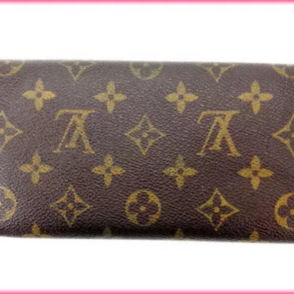 Louis Vuitton Purse Long Wallet Monogram Brown Woman Authentic Used - Picture 4 of 5